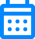 icona calendario azzurro